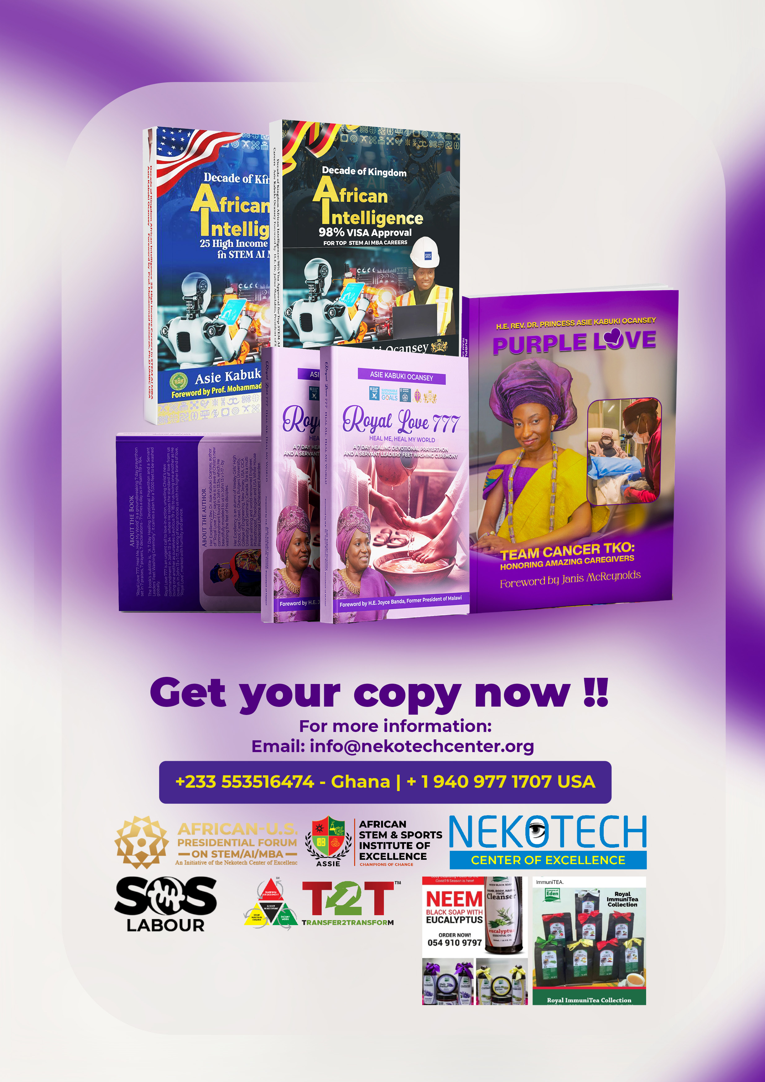 Books authored by H.E. Rev. Dr. Asie Kabuki Ocansey